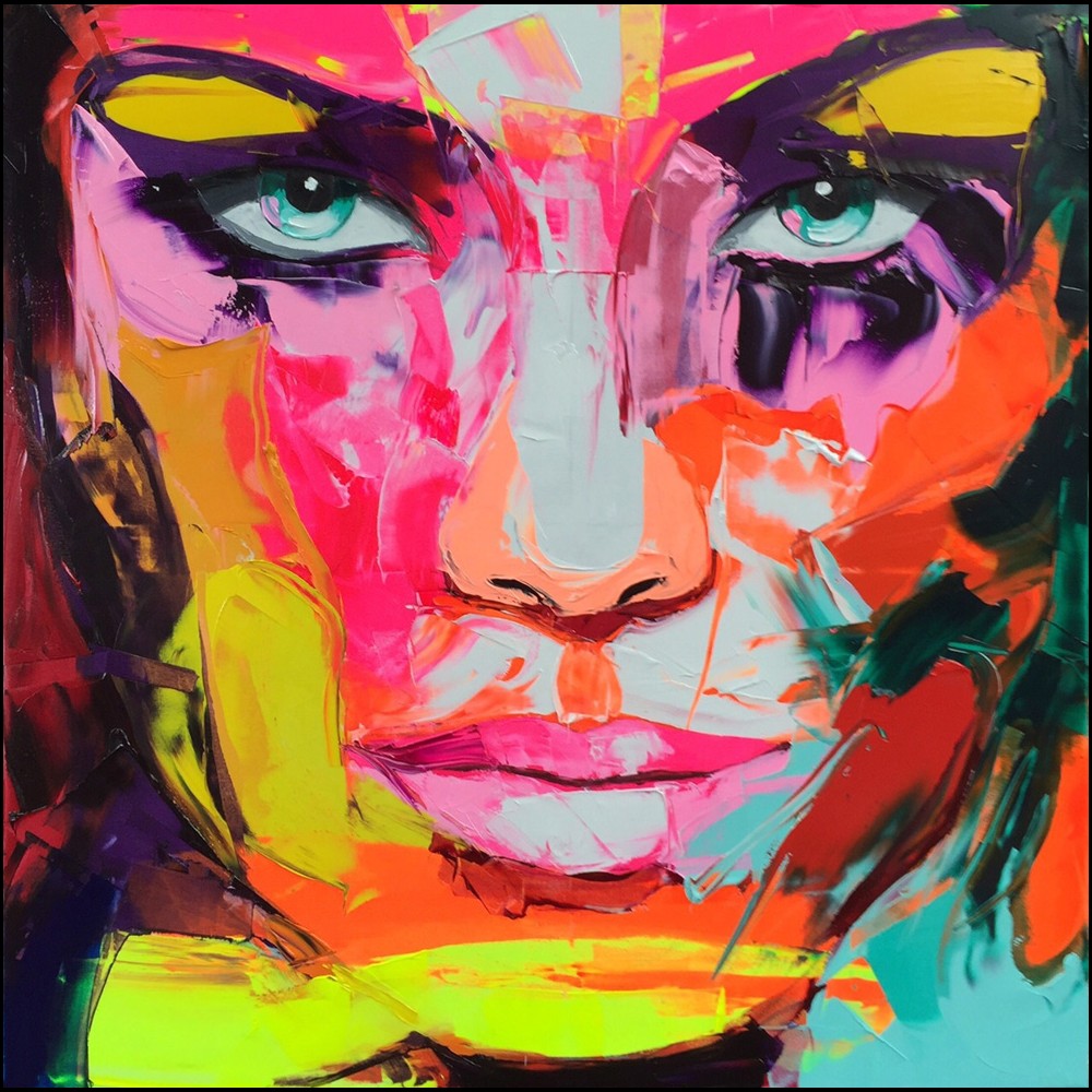 Francoise Nielly Portrait Palette Painting Expression Face198